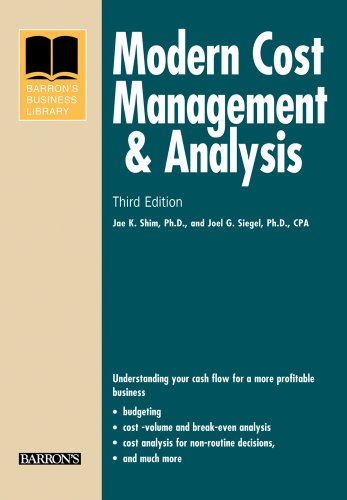 Imagen de archivo de Modern Cost Management & Analysis (Barron's Business Library Series) a la venta por SecondSale