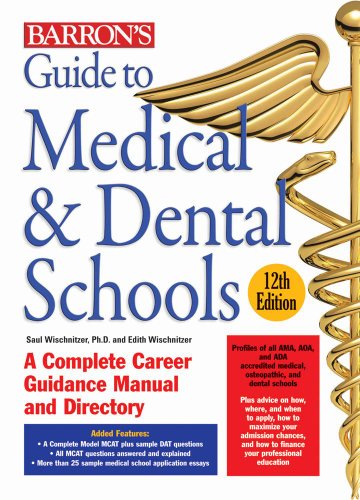 Beispielbild fr Barron's Guide to Medical & Dental Schools zum Verkauf von Half Price Books Inc.