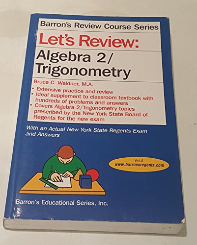 Stock image for Let's Review Algebra 2/Trigonometry (Let's Review Series) for sale by SecondSale