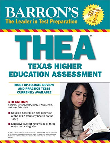 Stock image for THEA: The Texas Higher Education Assessment (Barron's Test Prep TX) for sale by Half Price Books Inc.