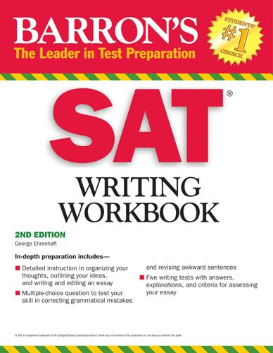 Beispielbild fr Barron's SAT Writing Workbook (Barron's Writing Workbook for the New Sat) zum Verkauf von BookHolders