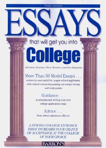 9780764142109: Essays That Will Get You into College