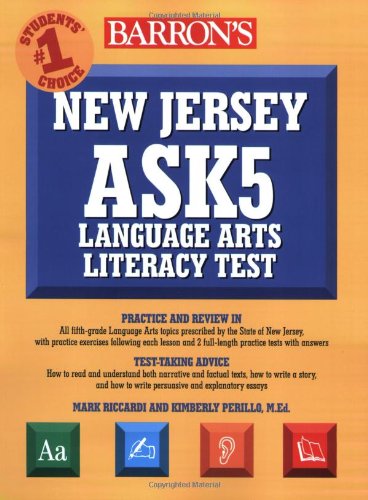 Beispielbild fr New Jersey ASK5 Language Arts Literacy Test zum Verkauf von Better World Books