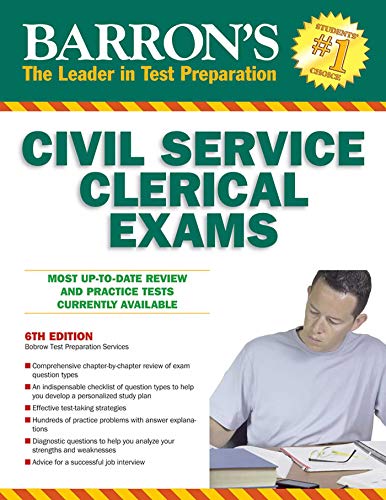 Beispielbild fr Civil Service Clerical Exam (Barron's Test Prep) zum Verkauf von SecondSale
