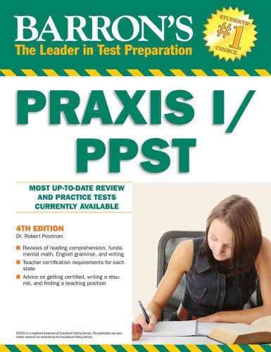 Beispielbild fr Barron's PRAXIS I / PPST zum Verkauf von Biblio Pursuit