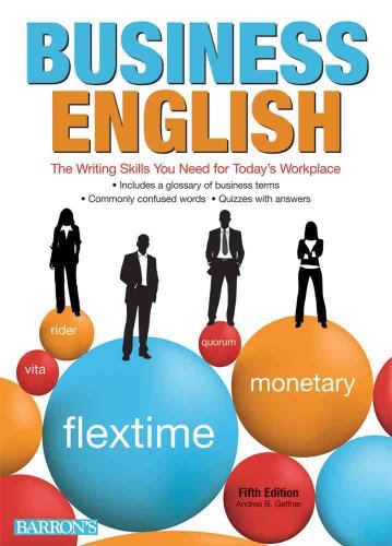 Beispielbild fr Business English : The Writing Skills You Need for Today's Workplace zum Verkauf von Better World Books