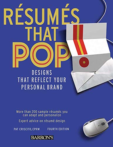 Stock image for Resumes that Pop!: Designs that Reflect Your Personal Brand for sale by Bookoutlet1