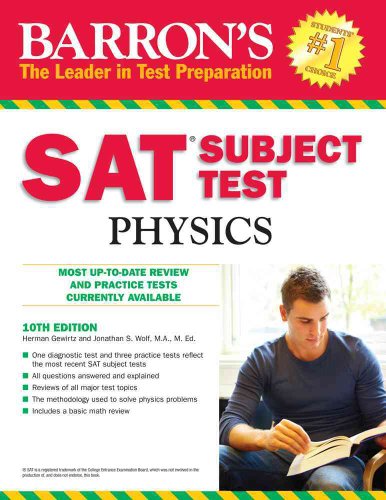 Stock image for Barron's SAT Subject Test Physics for sale by Better World Books