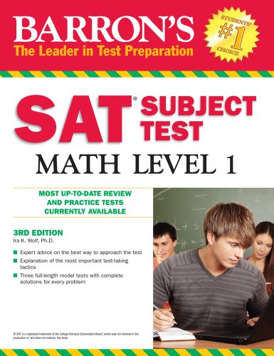 9780764143557: Barron's SAT Subject Test Math Level 1