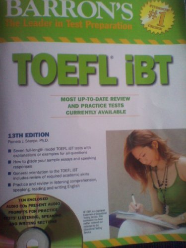 Beispielbild fr TOEFL iBT: Internet-Based-Test (Barron's TOEFL IBT) zum Verkauf von medimops