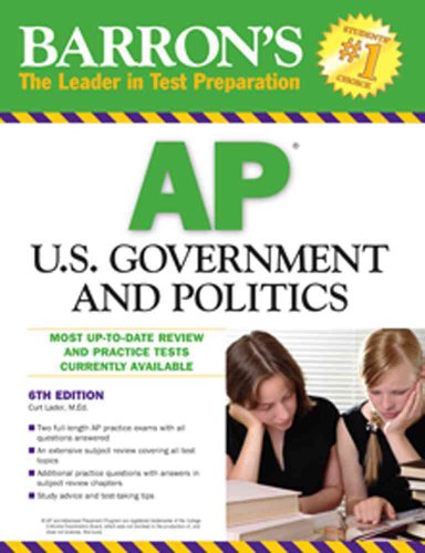 Imagen de archivo de Barron's Ap U.s. Government and Politics (Barron's AP United States Government & Politics) a la venta por Wonder Book