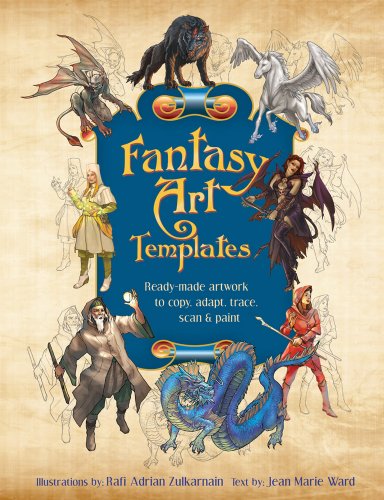 Beispielbild fr Fantasy Art Templates: Ready-Made Art to Copy, Adapt, Trace, Scan & Paint zum Verkauf von WorldofBooks
