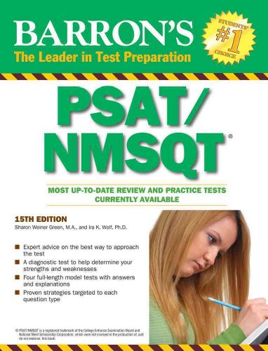 Beispielbild fr Barron's PSAT/NMSQT : The Leader in Test Preperation zum Verkauf von Better World Books