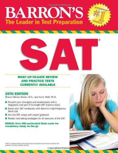 Barron's Sat (9780764144363) by Green M.A., Sharon Weiner; Wolf Ph.D., Ira K.