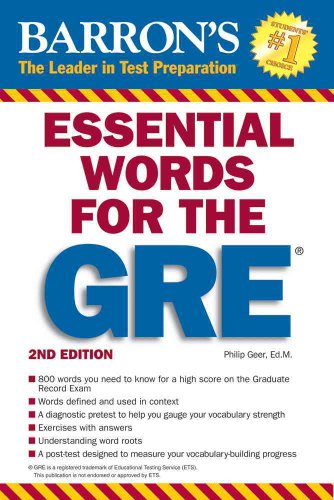 Beispielbild fr Barron's Essential Words for the GRE (Barron's GRE) zum Verkauf von Orion Tech