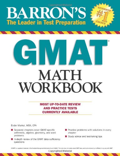 Stock image for Barron's GMAT Math Workbook for sale by Ergodebooks