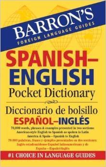 Beispielbild fr Barron's Foreign Language Guides Spanish - English Pocket Dictionary by Almudena Garcia Hernandez (2008-05-03) zum Verkauf von Half Price Books Inc.