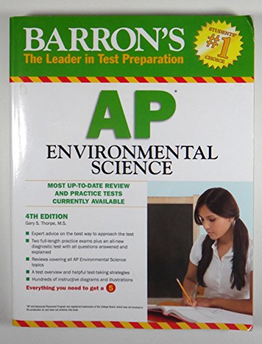 Imagen de archivo de Barron's AP Environmental Science a la venta por Irish Booksellers