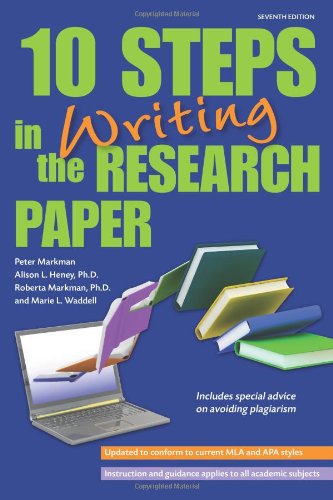 Imagen de archivo de 10 Steps in Writing the Research Paper a la venta por Better World Books