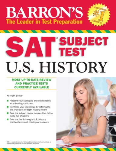 Beispielbild fr Barron's SAT Subject Test in U.S. History zum Verkauf von Wonder Book