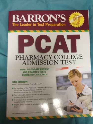 Imagen de archivo de Barron's PCAT: Pharmacy College Admission Test a la venta por Wonder Book