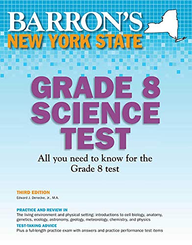 Stock image for New York State Grade 8 Science Test (Barron's Test Prep NY) for sale by SecondSale