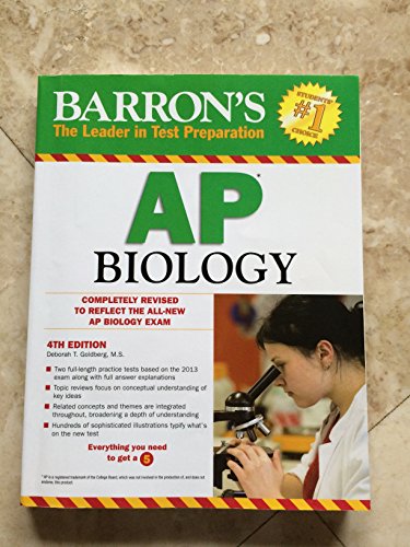 Stock image for Barron's AP Biology, 4th Edition for sale by Better World Books
