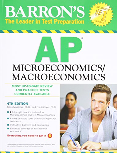 Imagen de archivo de Barron's AP Microeconomics/Macroeconomics (Barron's Study Guides) a la venta por Wonder Book