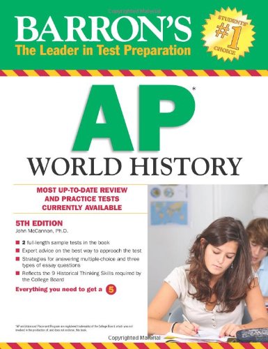 Imagen de archivo de Barron's AP World History, 5th Edition a la venta por BookHolders