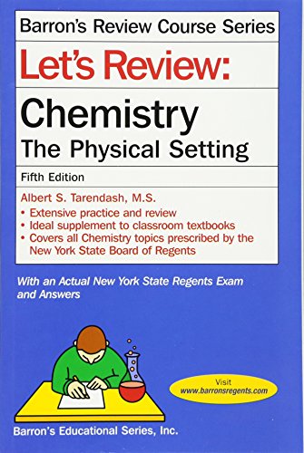 Imagen de archivo de Let's Review Chemistry: The Physical Setting a la venta por SecondSale