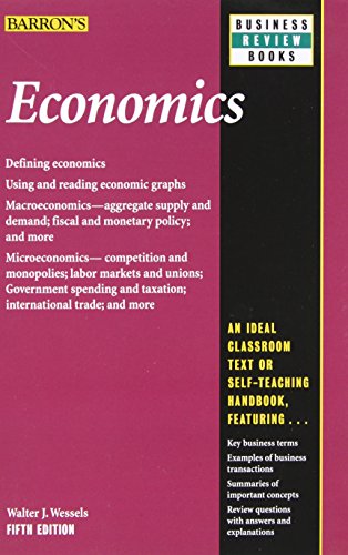Imagen de archivo de Economics (Barron's Business Review Series) a la venta por SecondSale