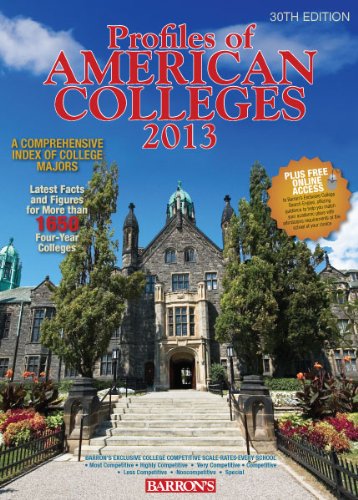 Profiles of American Colleges 2013 (9780764147845) by Barron's Educational Series