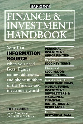 Stock image for Finance and Investment Handbook for sale by Better World Books