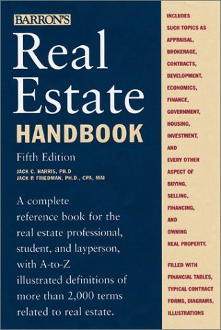 Beispielbild fr Barron's Real Estate Handbook (Barron's Real Estate Handbook) zum Verkauf von Once Upon A Time Books