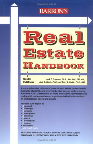 Beispielbild fr Real Estate Handbook (BARRON'S REAL ESTATE HANDBOOK) zum Verkauf von -OnTimeBooks-