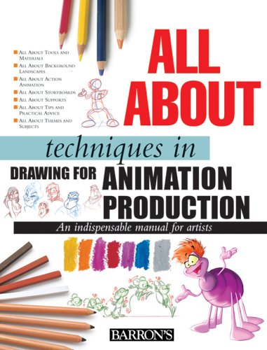 9780764159190: All About Techniques in Drawing for Animation Production