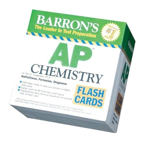 Imagen de archivo de Barron's AP Chemistry Flash Cards (Barron's: the Leader in Test Preparation) a la venta por HPB-Diamond