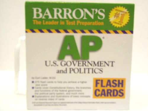 Stock image for Barron's AP U.S. Government and Politics Flash Cards (Barron's: the Leader in Test Preparation) for sale by HPB Inc.