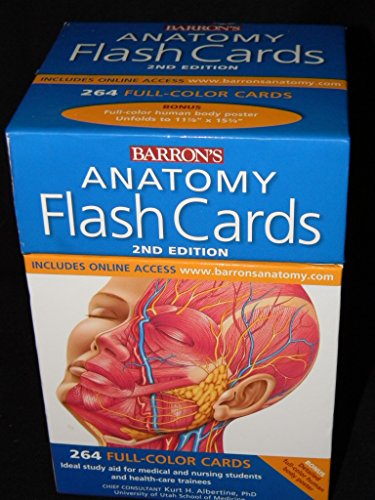 Stock image for Barron's Anatomy Flash Cards, 2nd Edition for sale by Bay Used Books