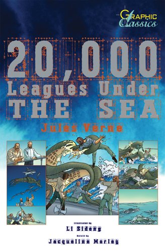 Imagen de archivo de 20,000 Leagues Under the Sea (Barron's Graphic Classics) a la venta por Books From California