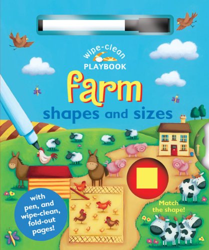 Imagen de archivo de Farm: Shapes and Sizes (Wipe-Clean Playbooks) a la venta por Bookoutlet1
