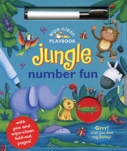 Jungle Number Fun (Wipe-clean Playbooks) (9780764165535) by Adams, Ben