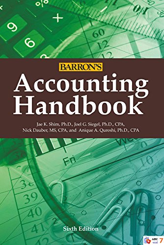 Imagen de archivo de Accounting Handbook a la venta por Better World Books: West
