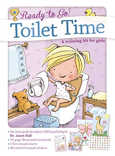 Stock image for Toilet Time: A Training Kit for Girls: Potty Training for Toddlers in 6 Easy Steps! (Kit With Book and Sticker Charts for Learning to Use the Toilet) (Ready to Go!) for sale by Goodwill of Colorado