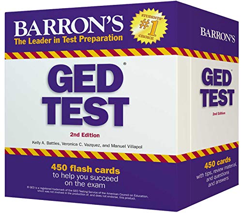 9780764167690: Barron s GED Test: 450 Flash Cards to Help You Achieve a Higher Score