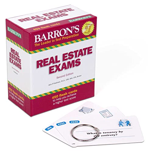Beispielbild fr Barron's Real Estate Exam Flash Cards, 2nd Edition zum Verkauf von Half Price Books Inc.