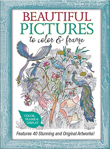 Imagen de archivo de Beautiful Pictures to Color and Frame: Features 40 Stunning and Original Artworks! a la venta por Your Online Bookstore