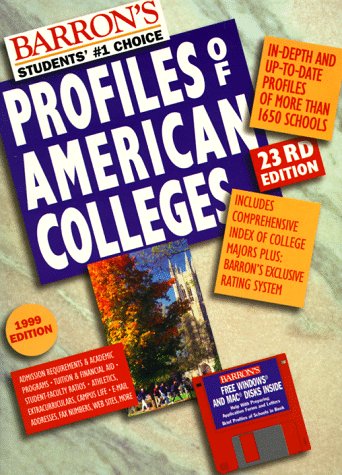 Stock image for Barron's Profiles of American Colleges (23rd ed)(Book and Disk) for sale by SecondSale