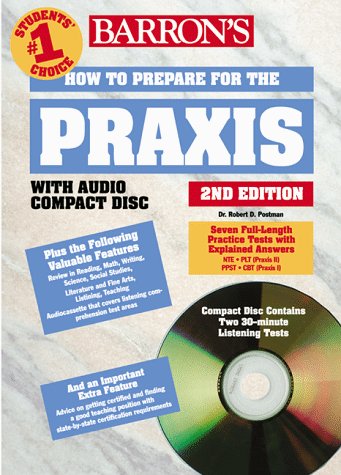 Stock image for Barron's How to Prepare for the Praxis: Nte, Plt, Ppst-Cbt Subject Assessments Nte Speciality Tests for sale by Wonder Book