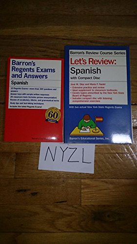 9780764171611: Let's Review Spanish: Also Barron's Regents Exams and Answers Spanish (Barron's Powerpack)